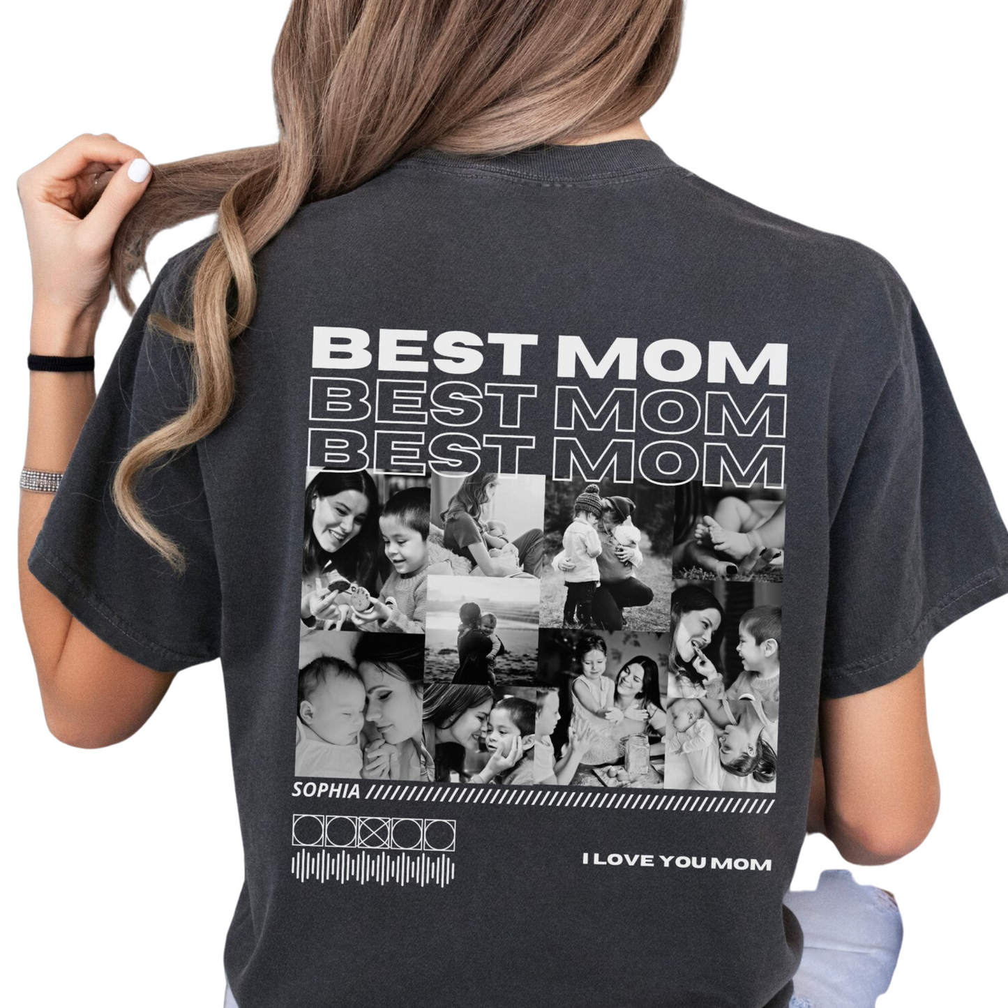 Polo collage para mamá