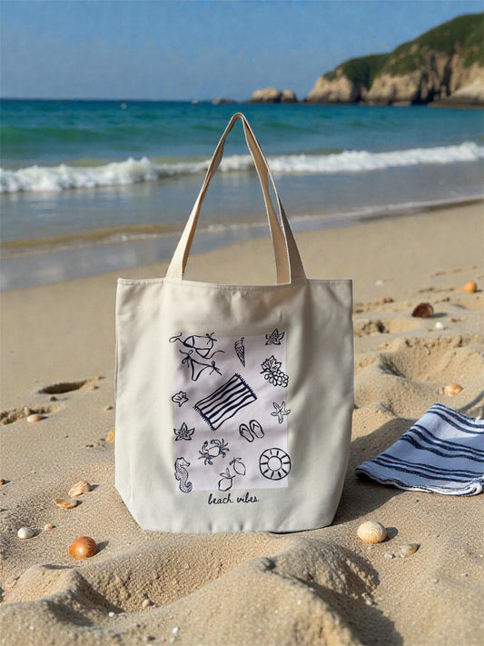 Tote Bag Beach Vibes